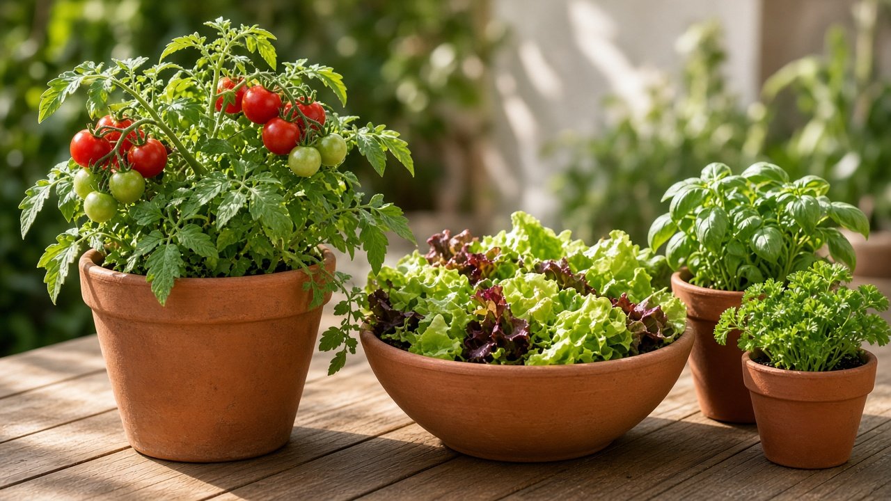 Container Gardening for Beginners: How to Grow Food in Pots When You Have Very Little Space